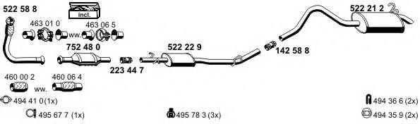 ERNST 100161 Exhaust System